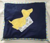 Cama / almofada Azul detalhe cachorro
